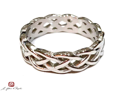 Stainless Ring STR-68539 WH