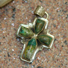 Turquoise Green Cross Vo[@y_g Vo[@y_g TQP-021 GREEN