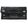 William Black Elite Croc Wallet U[ z / EH Tahiti Pearl WW-043 CRCDL BK