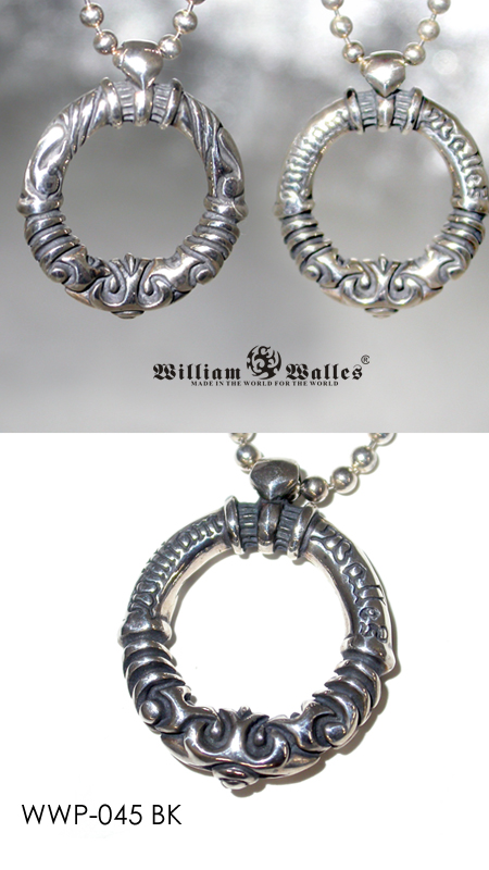 シルバー ペンダントシルバー ペンダント WWP-045 BK