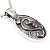 Gothic Scroll Tablet Pendant Vo[@y_g Vo[@y_g WWP-11422