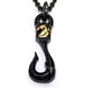Black Unicorn Hook Pendant Vo[@y_g Vo[ w / O WWP-23667 BK