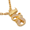 Alphabet Letter F Lady Pendant WWP-25135 F GP