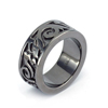 Black Epoch Ring Vo[ w / O fB[ w / O PR-11763 BK Men