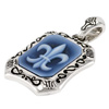 Blue Pagoda Pendant L[z_[ WWP-17826 BL