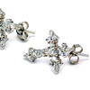 Charlemagne Cross Silver Earring Vo[@sAX U[ z / EHbg PD-7018