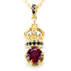 Crystal Crown Pendant Vo[@y_g JtN ANZT[ WWP-14571