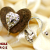 Cute Heart Non-hole Pierce Vo[@sAX Vo[ w / O NHP-16933