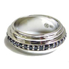 Elegant Punk Ring fB[ w / O Tahiti Pearl BFR-10042-BK LADIES