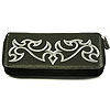 Embroidery Wallets U[ z / EHb g Vo[ w / O WW-7812 BK
