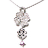 Flower of Sicily Silver Pendant Vo[@y_ Vo[ w / O PD-7001