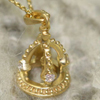 Golden Bell Necklace Vo[@y_g Vo[@oO WWP-25190 GP