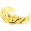 Heroic Skull Bangle Gold Lady Pendant WWSB-16617 18K GOLD