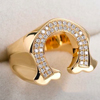 HORSESHOE RING GD Vo[ w / O GDR-62733 MEN