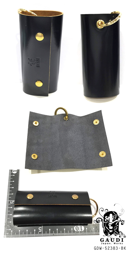 Leather Keyholder GDW-52383 BK