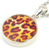 Leopard Resin Pendant Vo[@y_g Xsl PRP-844