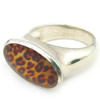 Leopard Resin Ring  Vo[ w / O Enamel PRR-863