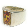 Leopard Resin Ring  Vo[ w / O lbNX `F[ PRR-873