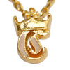 Letter C Gold Lady Pendant WWP-26404 C GP