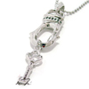 Memoirs of Siena Silver Pendant Vo[@y_ Xsl PD-10241 BK