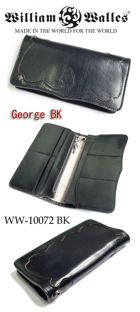 レザー 財布 / ウォレットレザー 財布 / ウォレット WW-10072 BK