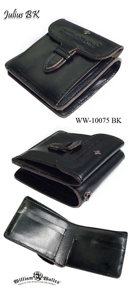 レザー 財布 / ウォレットレザー 財布 / ウォレット WW-10075 BK