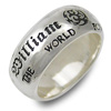 Simple Logo Ring Vo[ w / O WWR-2011 BK