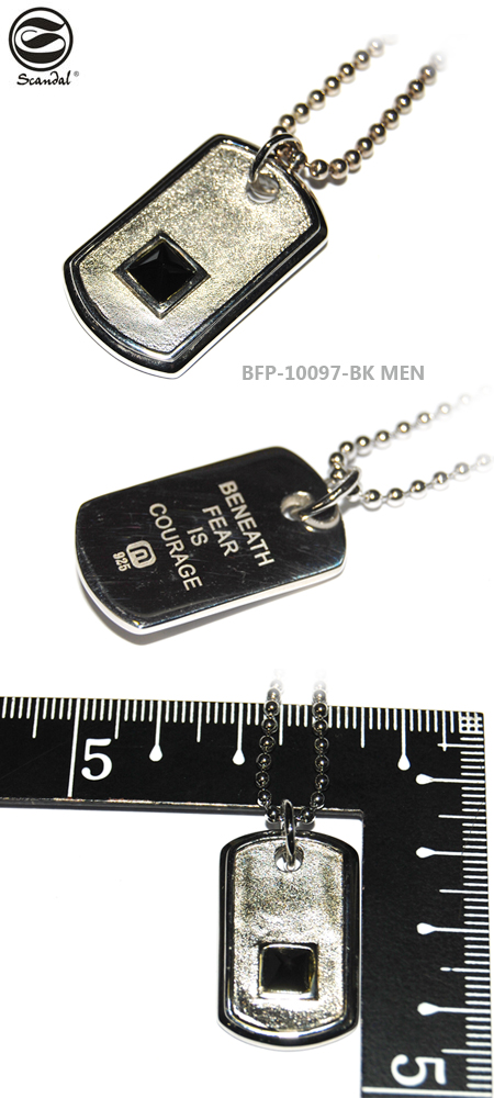 シルバー ペンダントシルバー ペンダント BFP-10097-BK MENS
