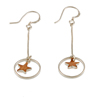 Star Circle Earrings Vo[@sAX Tahiti Pearl PP-5592