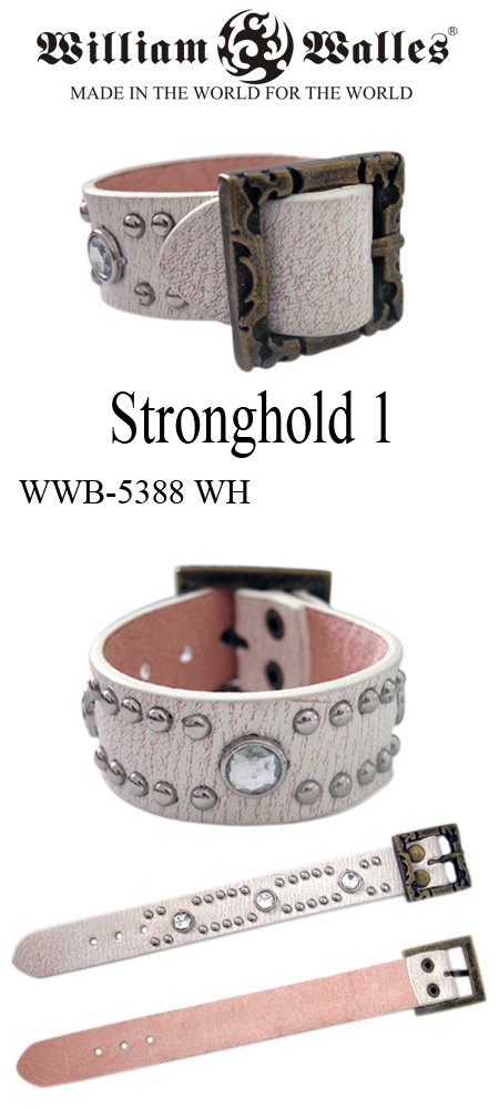 レザーブレスレットレザーブレスレット WWB-5388 WH