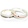 Sweet Heart Pair Ring yAEACe Tahiti Pearl PD-23024 PAIR