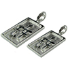 Tetragon Cross Pendant yAEACe yAEACe PD-11811 PAIR