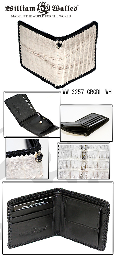 レザー 財布 / ウォレット WW-3257 CRCDL WH