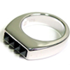 Top Square Punk Ring Vo[ w / O fB[ w / O BFR-10015-BK MENS
