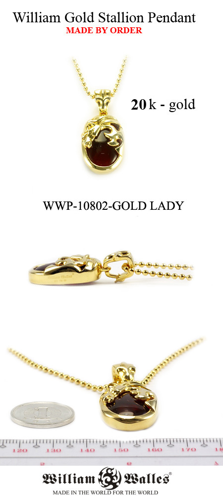 Vo[@y_gLady Pendant WWP-10802-gold lady
