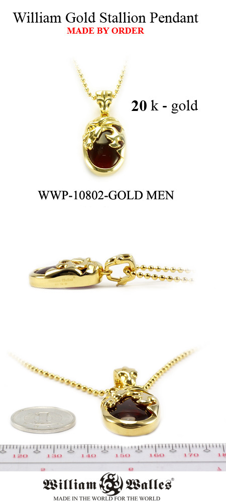 シルバー ペンダントシルバー ペンダント WWP-10802-gold men