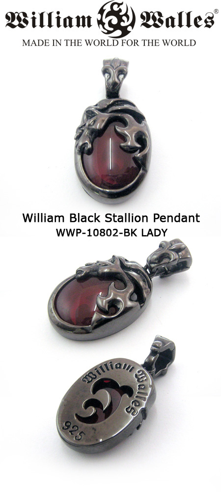 Vo[@y_gLady Pendant WWP-10802-BK LADY