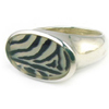 Zebra Resin Ring Vo[ w / O EHbg `F[ PRR-864